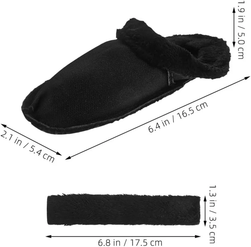 2 Pairs Shoes Warm Liner Detachable Winter Clog Slipper Liner Removable Replacement Cozy Breathable Inner Soles Socks Shoes Insoles Furry Insert (EU 22-23)