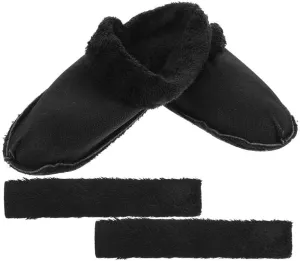 2 Pairs Shoes Warm Liner Detachable Winter Clog Slipper Liner Removable Replacement Cozy Breathable Inner Soles Socks Shoes Insoles Furry Insert (EU 22-23)