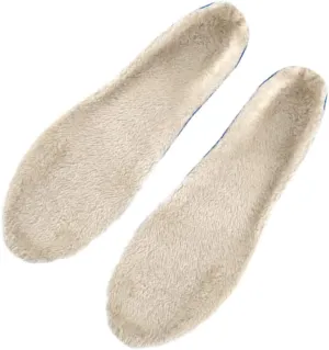2 Pairs Winter Foot Pads Warm Insoles with Thick Cushion for Arch Support Breathable Absorption Insoles for Men Women Comfortable Exercise Shoe Liners