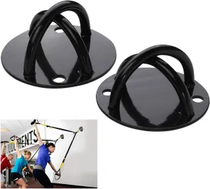2pcs Ceiling Wall Mount Anchor for Suspension Strap Rings Ceiling Mount Strength Training Gym Bracket Rings Hammock