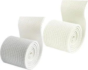 2Pcs Cuttable Latex Insole Strips for Sneakers Cushioning Inserts Breathable Shock Absorption DIY Fit for Comfort for Active Lightweight and Cool