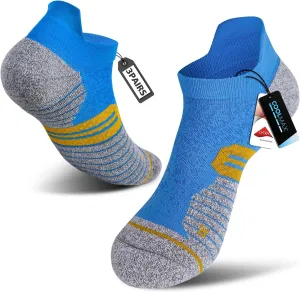 3 Pairs Ankle Compression Socks For Women Men Cushioned Running Trainer Socks Plantar Fasciitis Neuropathy Socks