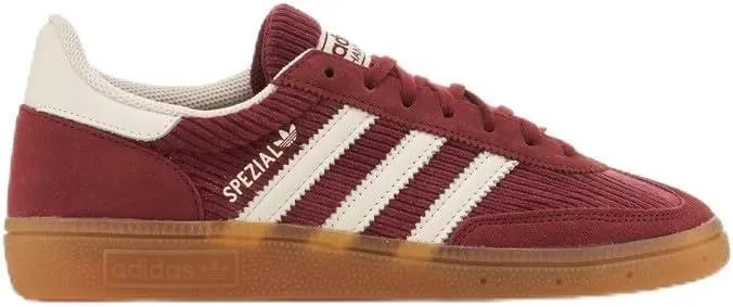 Adidas Handball Spezial W Shadow Red Burgundy White Gum Corduroy Women's Size 9