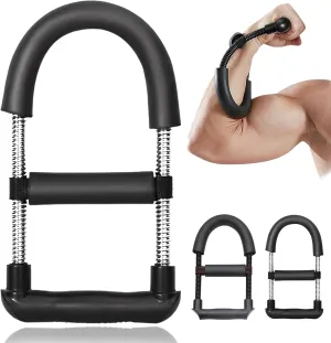 Adjustable Wrist Strength Trainer, Forearm Wrist Exerciser Strengthener Portable Grip Workout Trainer, Detachable Design Fitness Anywhere, for Starter and Pro