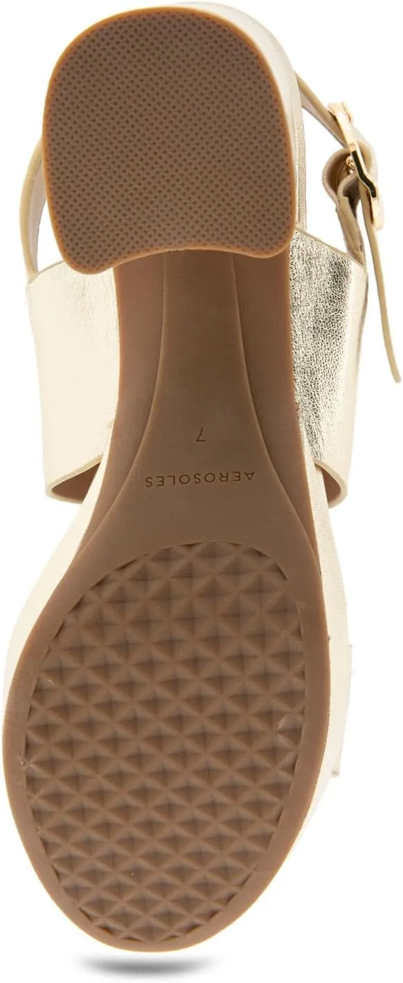 Aerosoles Women's Camera Platform Heeled Sandal