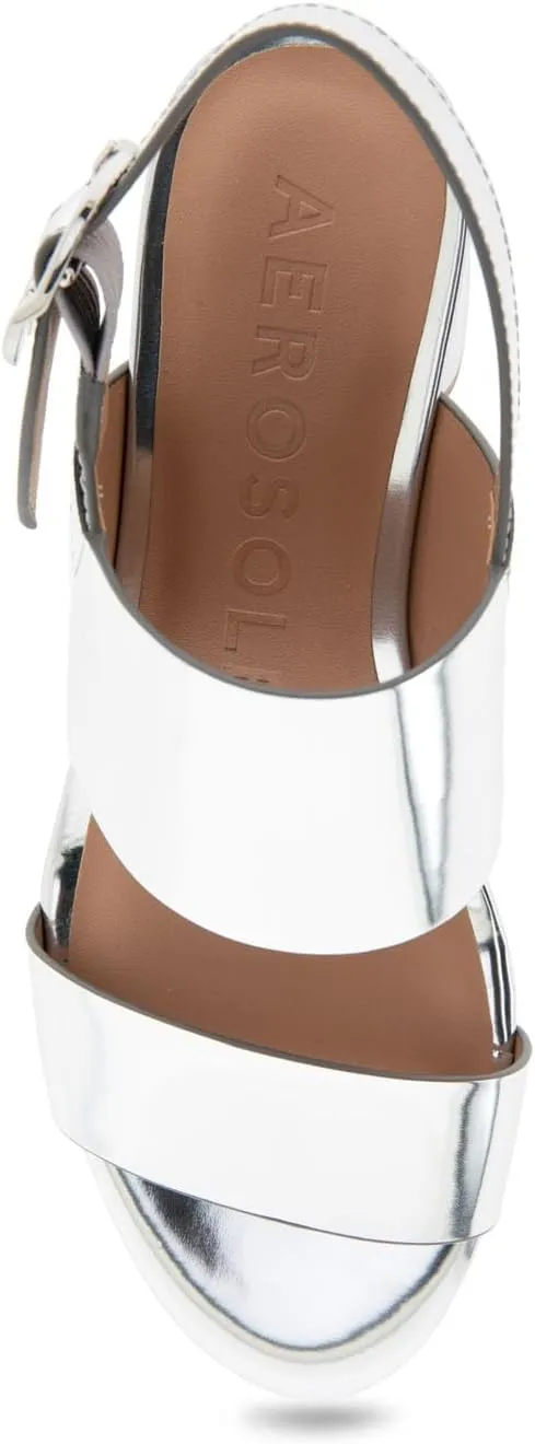 Aerosoles Women's Camera Platform Heeled Sandal