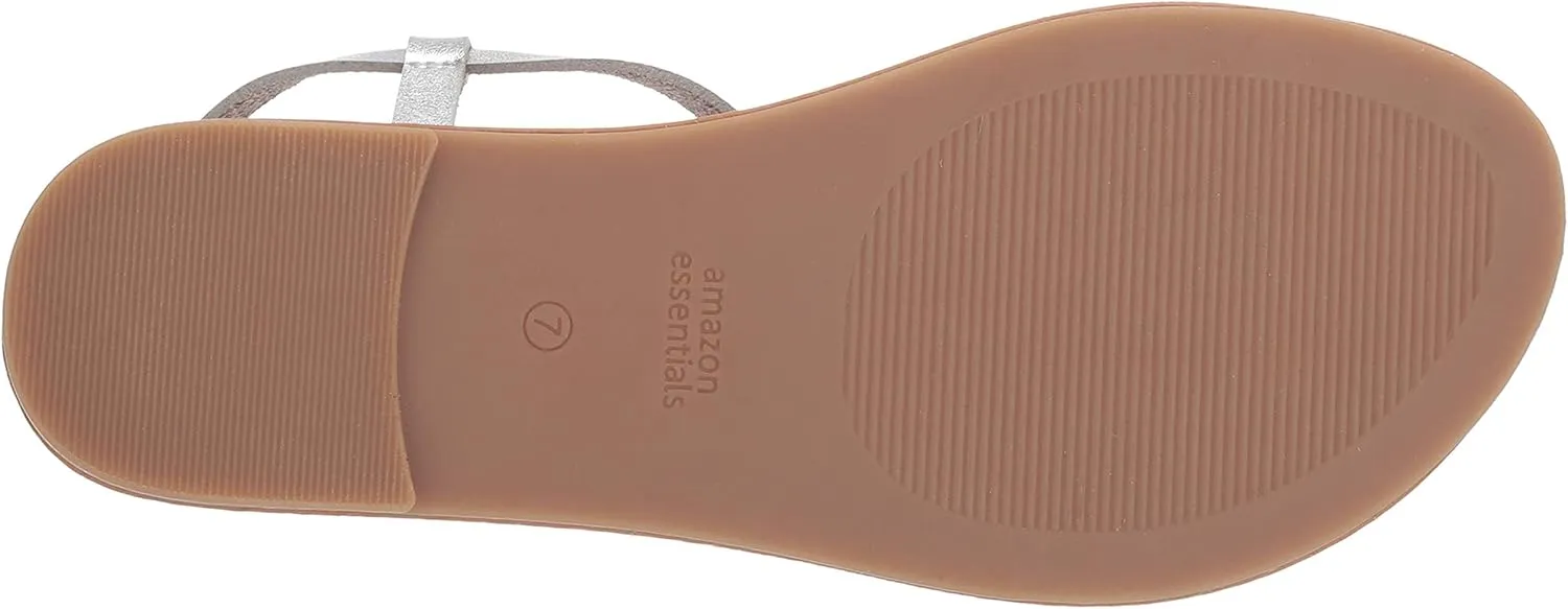 Amazon Essentials Women's Casual Thong Sandal with Ankle Strap
