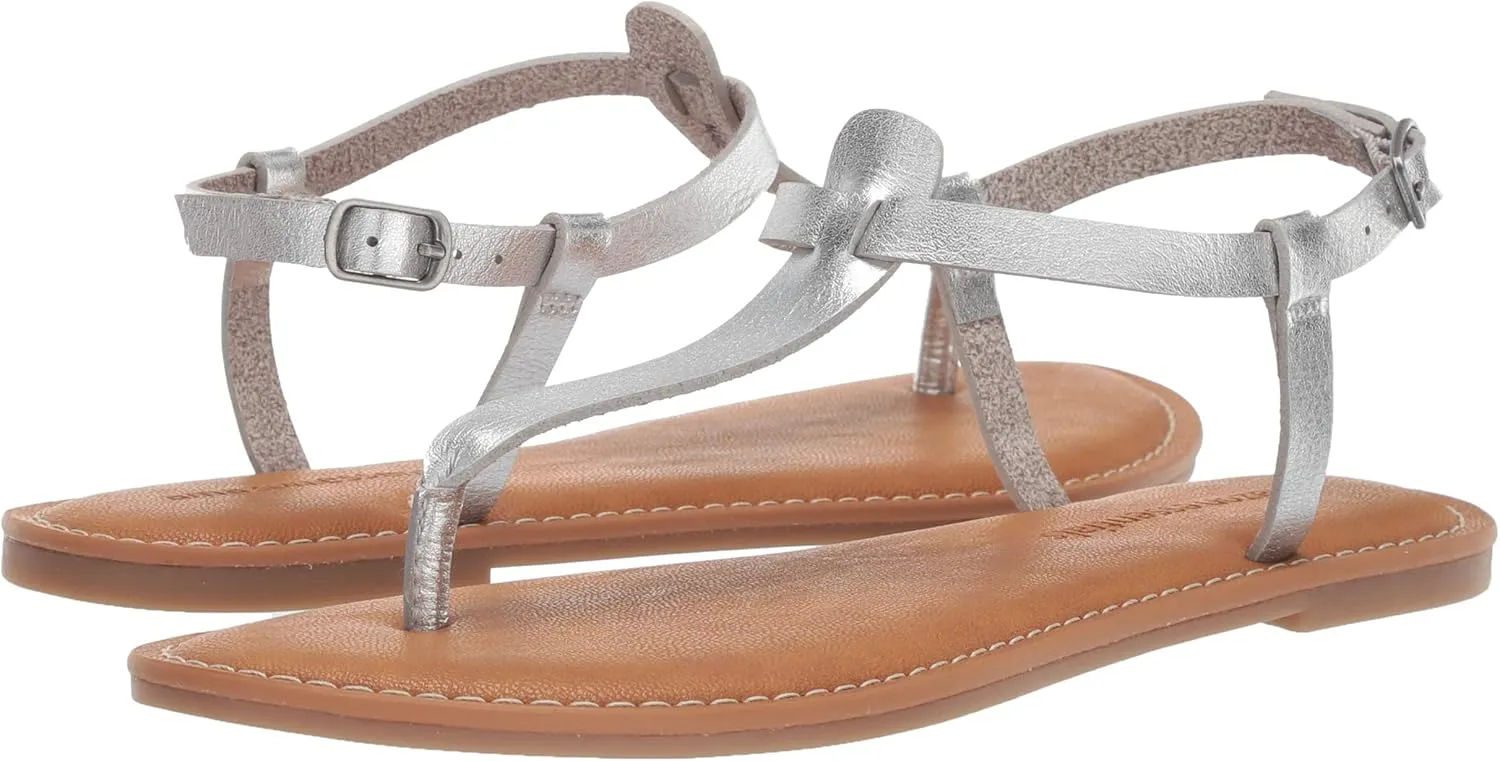 Amazon Essentials Women's Casual Thong Sandal with Ankle Strap