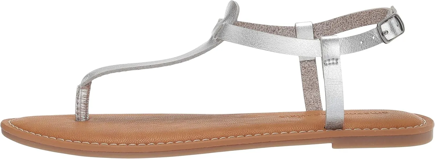 Amazon Essentials Women's Casual Thong Sandal with Ankle Strap