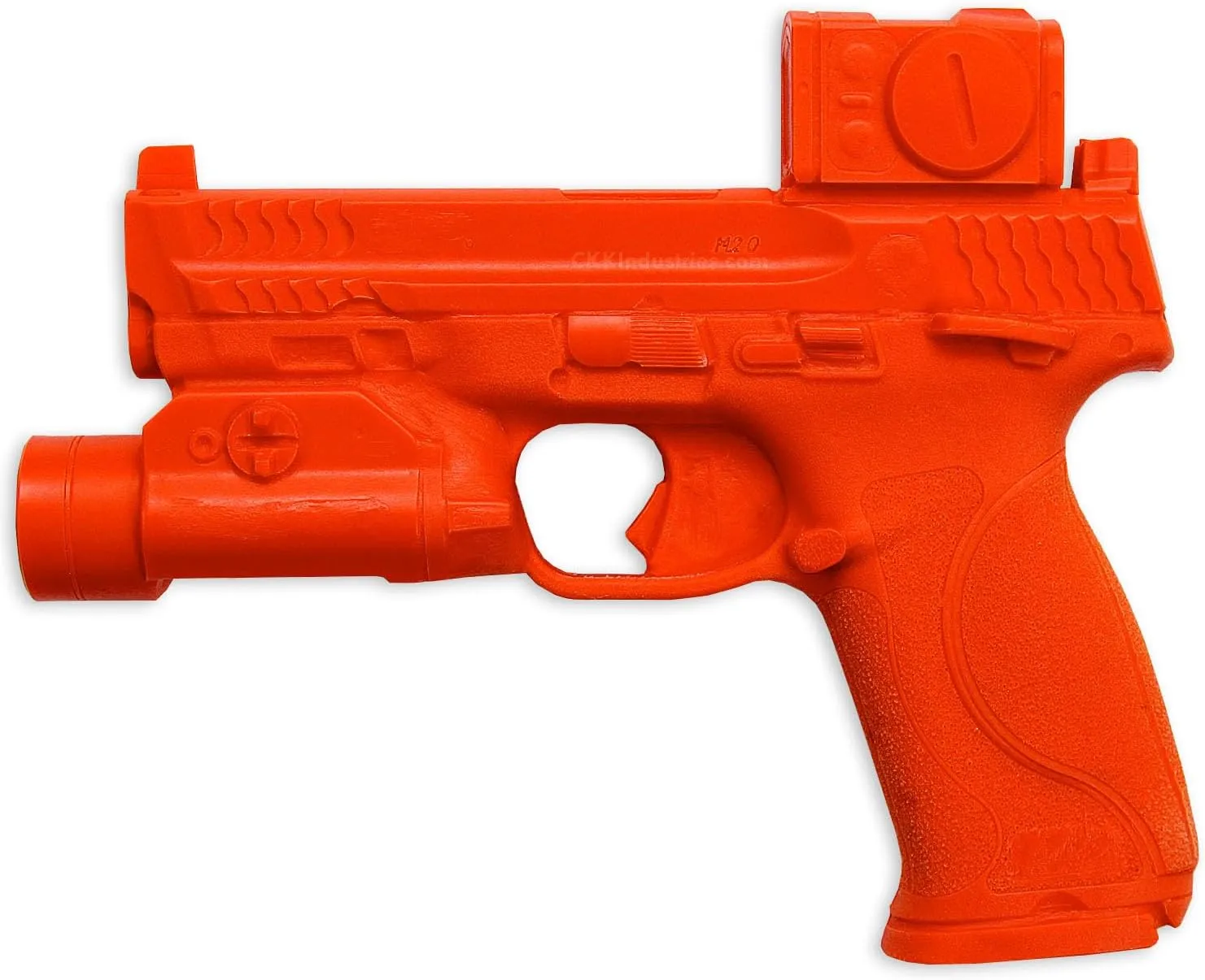 American Safety Trainers - Non-Functional Solid Polymer Training Guns - Blaze Orange - U.S.A. - Safe Practice Aides - Fits Model Specific Holsters