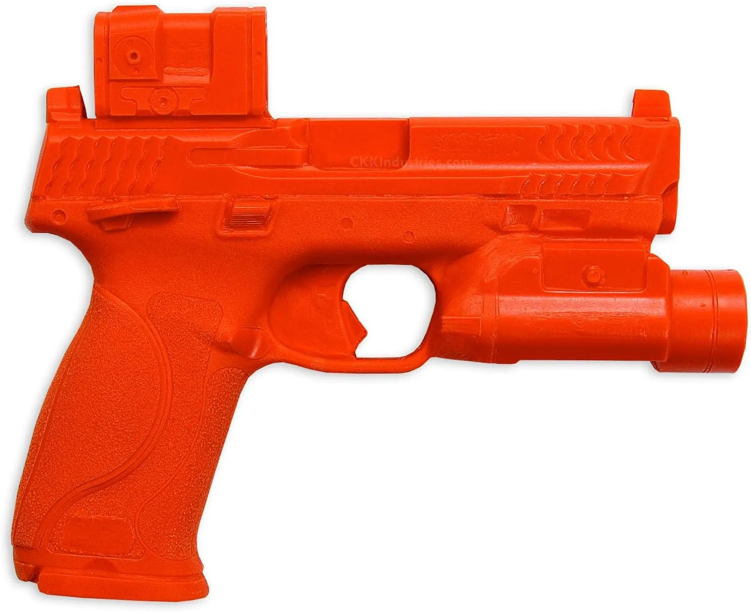 American Safety Trainers - Non-Functional Solid Polymer Training Guns - Blaze Orange - U.S.A. - Safe Practice Aides - Fits Model Specific Holsters