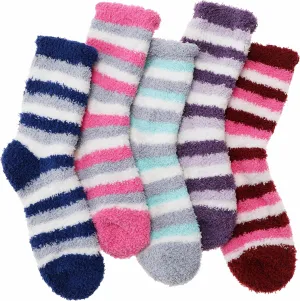 ANTSANG Women's Fuzzy Slipper Socks - Winter Fluffy Comfy Cozy Cabin Warm Home Socks