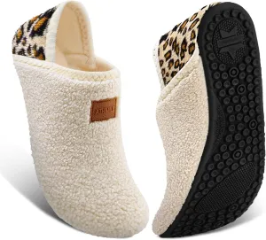 ATHMILE House Slippers for Women Men Indoor Barefoot Slippers Socks Furry Slip on House Shoes Cozy Comfy Slippers for Home Bedroom Travel Yoga