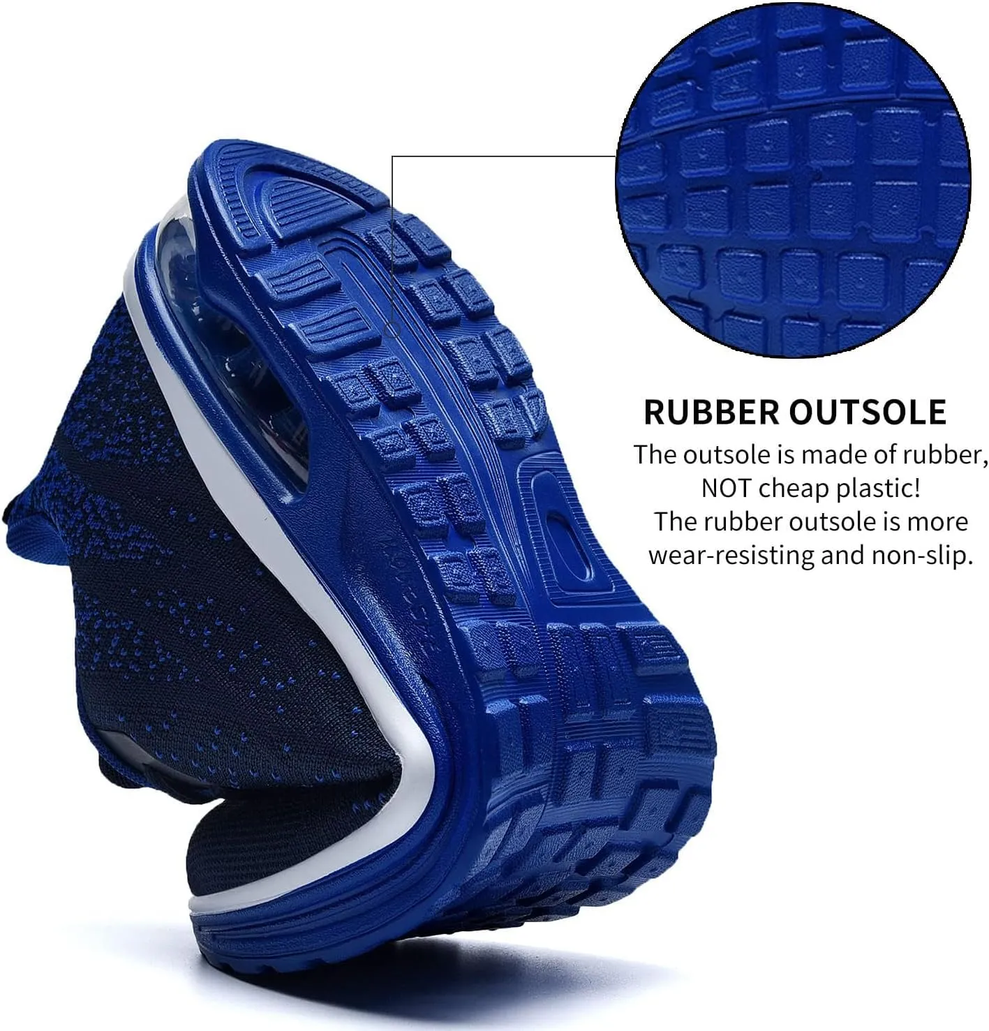 AUPERF Men's Running Shoes Lightweight Breathable Workout Footwear Walking Sports Tennis Sneaker