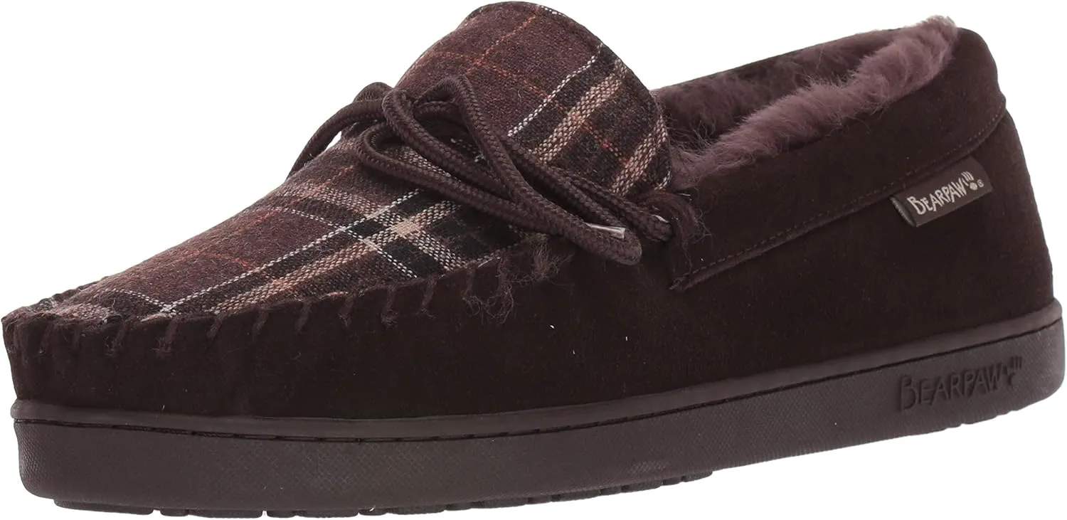 BEARPAW Men's Moc II Multiple Colors | Men's Slipper | Men's Shoe | Comfortable & Lightweight