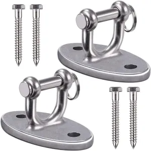 BeneLabel Wall Ceiling Mount Bracket for Suspension Strap Trainer, 2800lb Capacity, Body Weight Strength Training Systems, Aerial Yoga Swing, Resistance Band,Hammock,Battle Rope, Boxing Equipment
