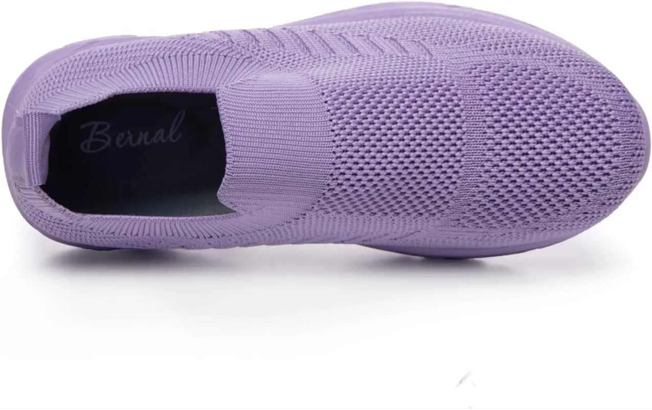 Bernal Girl/Boys Slip-On Sneakers Toddler/Little Kid/Big Kid Lightweight Fashion Breathable Tennis Walking Shoes Non Slip Runing Shoes
