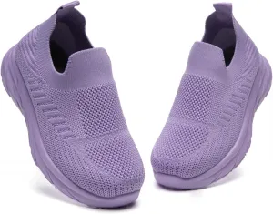 Bernal Girl/Boys Slip-On Sneakers Toddler/Little Kid/Big Kid Lightweight Fashion Breathable Tennis Walking Shoes Non Slip Runing Shoes