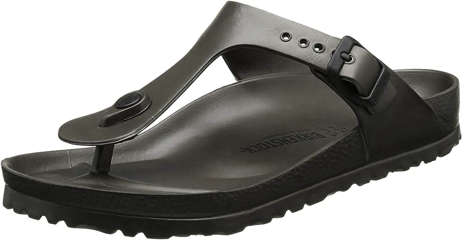 Birkenstock Women's Essentials Gizeh Eva Metalic Anthra
