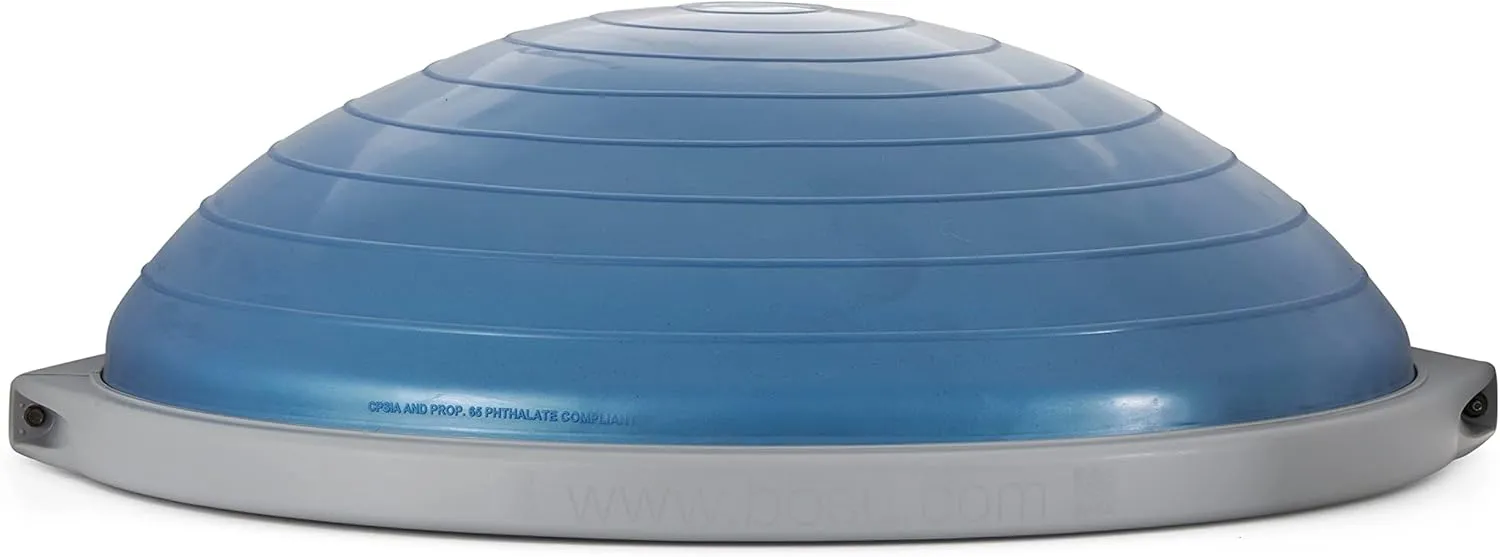 Bosu Pro Multi Functional Home Gym Full Body Balance Strength Trainer Ball Equipment with Guided Workouts and Pump