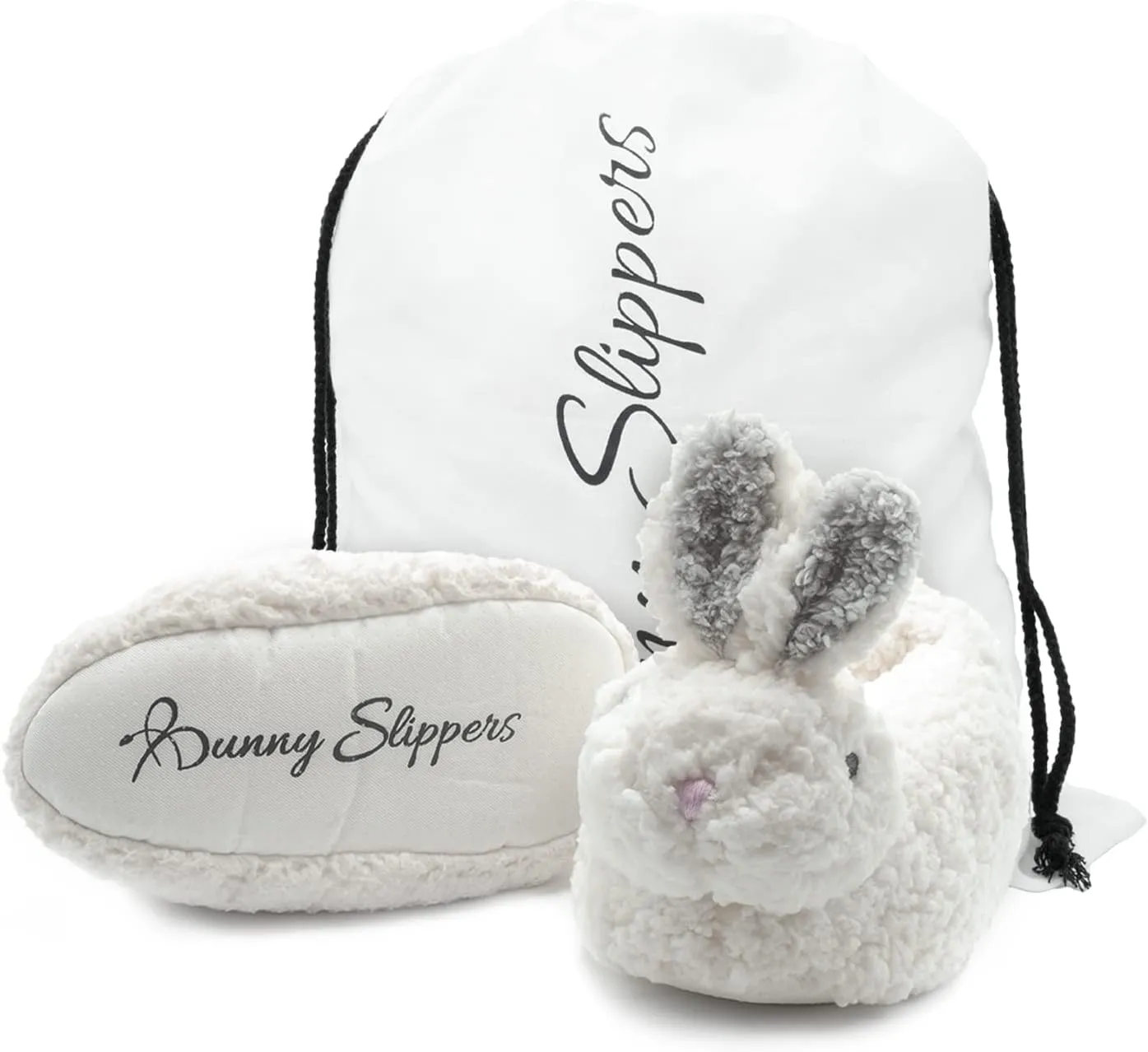 Bright Line Eating Bunny Slippers Women's House Shoes