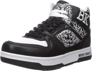 British Knights Men's Kings SL Fashion Sneaker Sneaker, Black/white/el, 12 medium