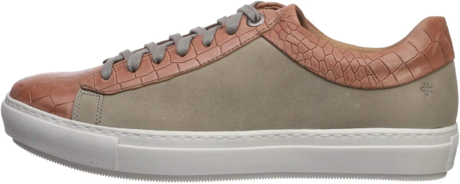 Brothers United Men's Leather Luxury Sophisticated Lace Up Sneaker