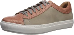 Brothers United Men's Leather Luxury Sophisticated Lace Up Sneaker
