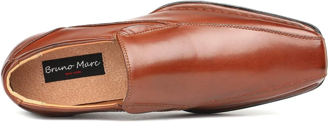 Bruno Marc Men's Giorgio Leather Lined Dress Loafers Shoes