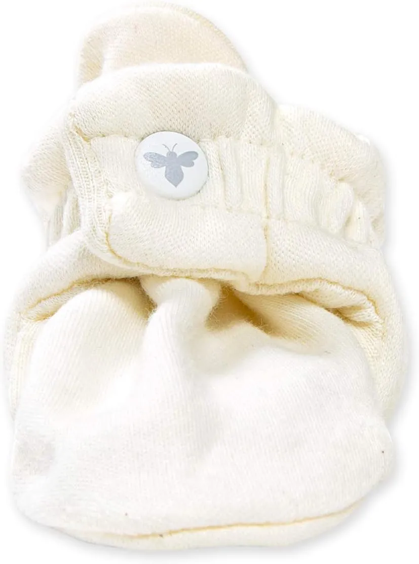 Burt's Bees Baby Booties, Organic Cotton Adjustable Infant Sock