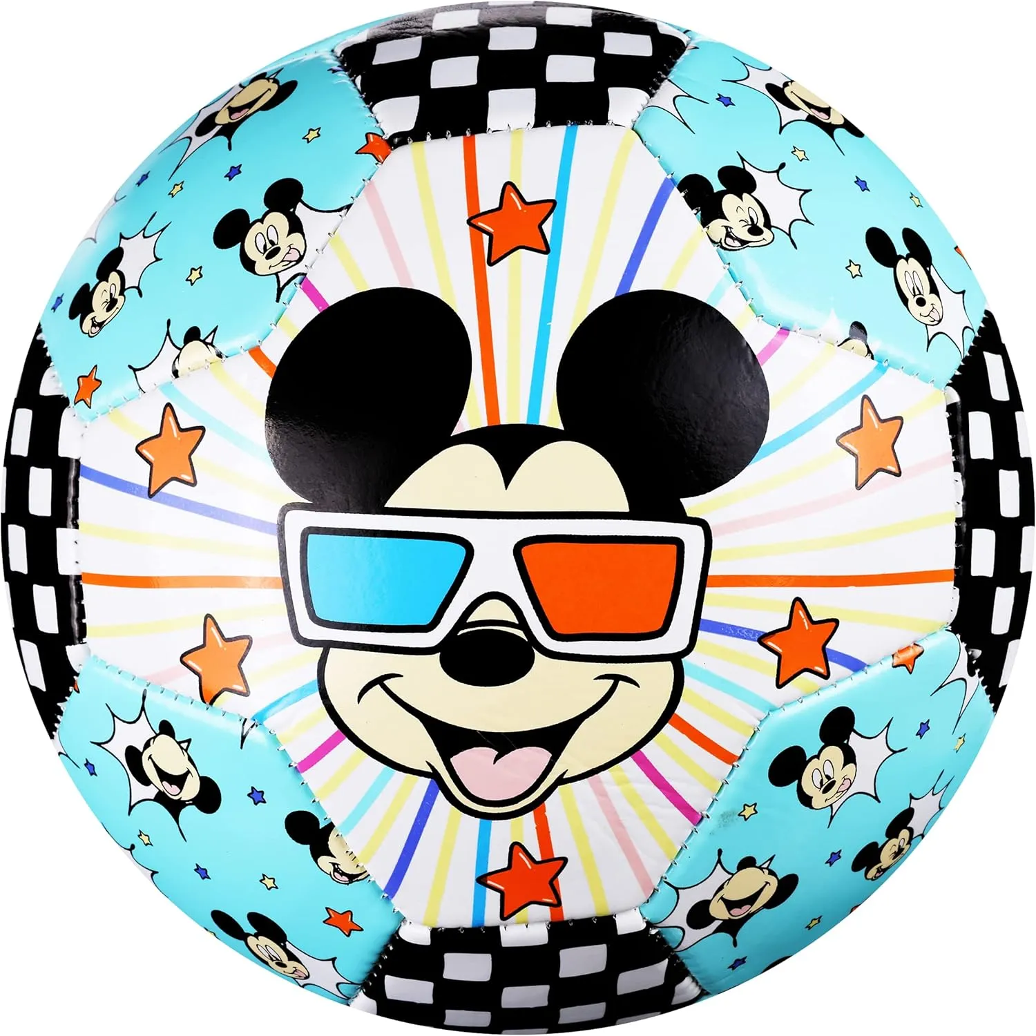 Capelli Sport Disney Mickey Mouse Soccer Ball, Sizes 3, 5, Officially Licensed Youth Kids Futbol