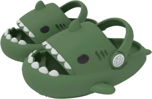 ChayChax Boys Girl Cloud Shark Slides Non-Slip Novelty Open Toe Sandals Extremely Comfy Cushioned Thick Sole Cute Cartoon Shower Slippers Indoor & Outdoor