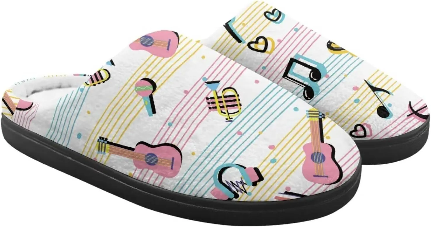 Child Plush Slip on House Slipper Plush Cozy Warm Slippers for Boys Girls