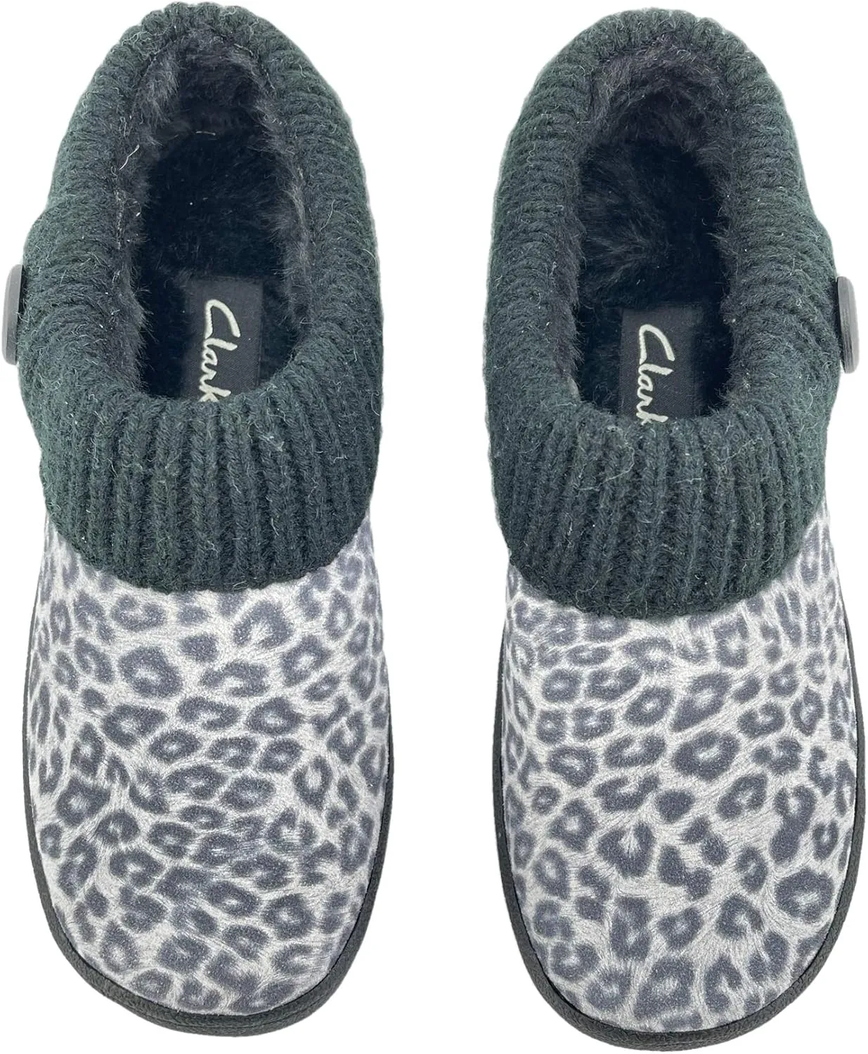 Clarks Angelina Women's Knitted Collar Clog Slipper