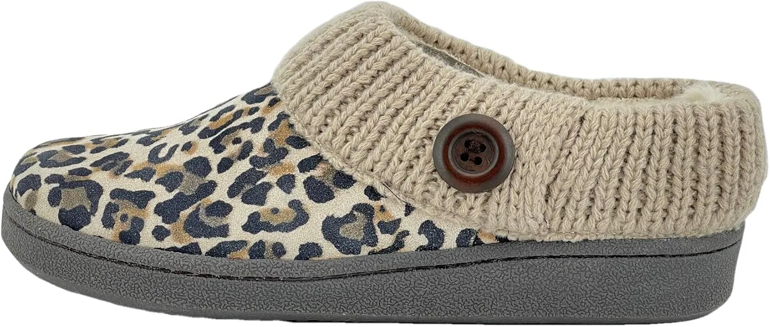 Clarks Angelina Women's Knitted Collar Clog Slipper