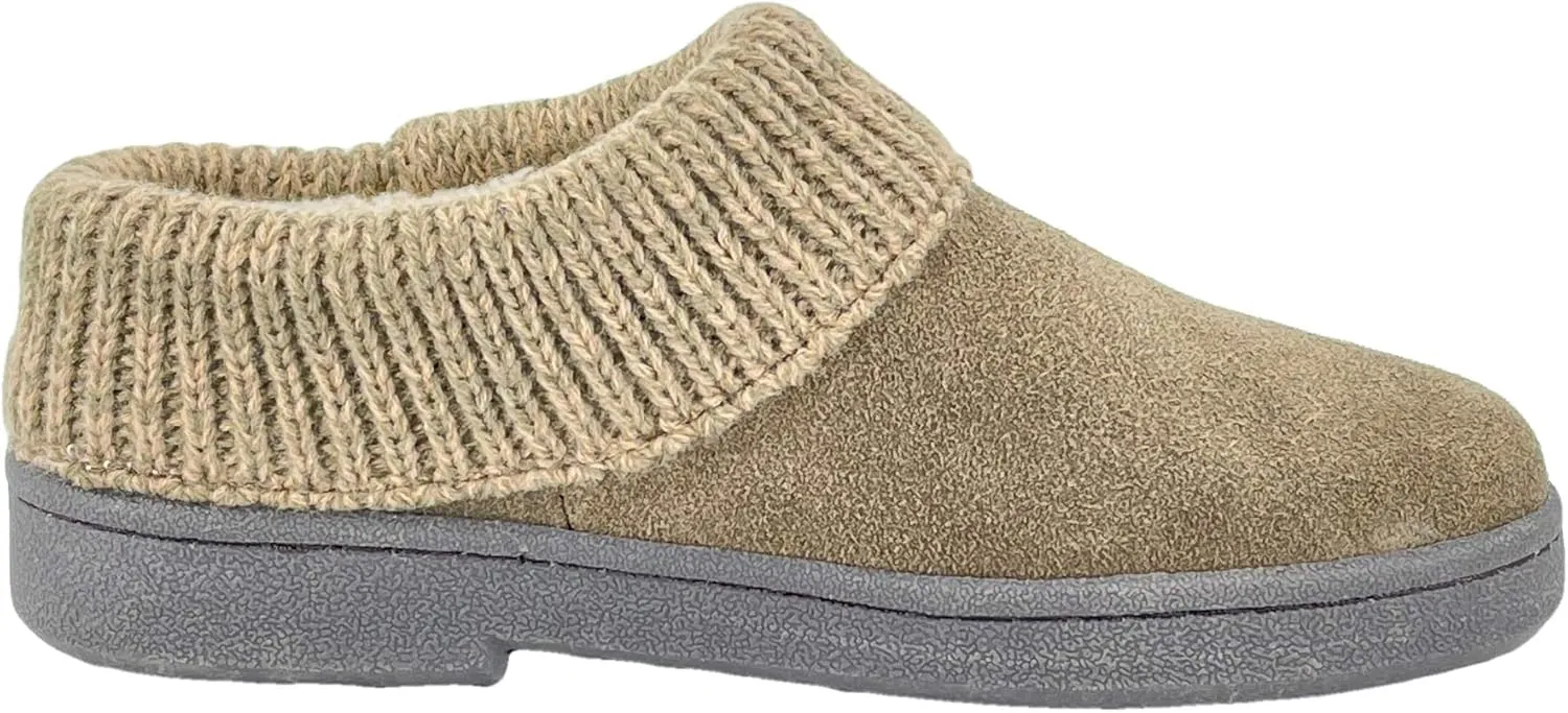 Clarks Angelina Women's Knitted Collar Clog Slipper