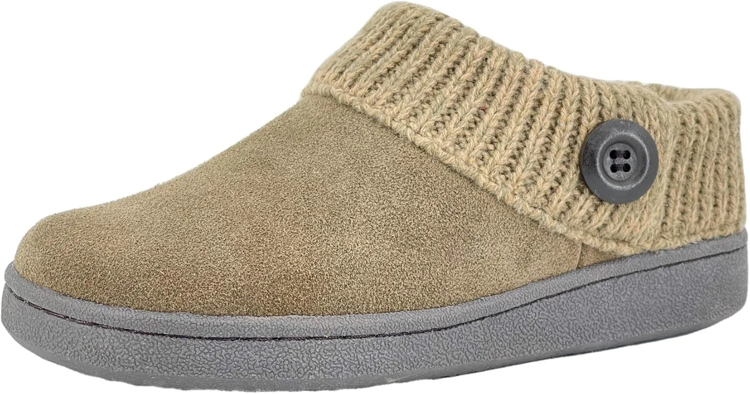 Clarks Angelina Women's Knitted Collar Clog Slipper