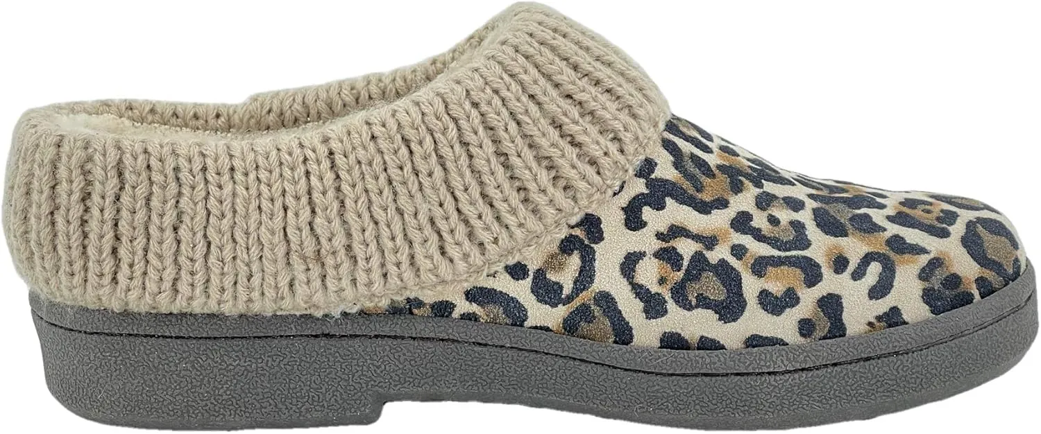 Clarks Angelina Women's Knitted Collar Clog Slipper