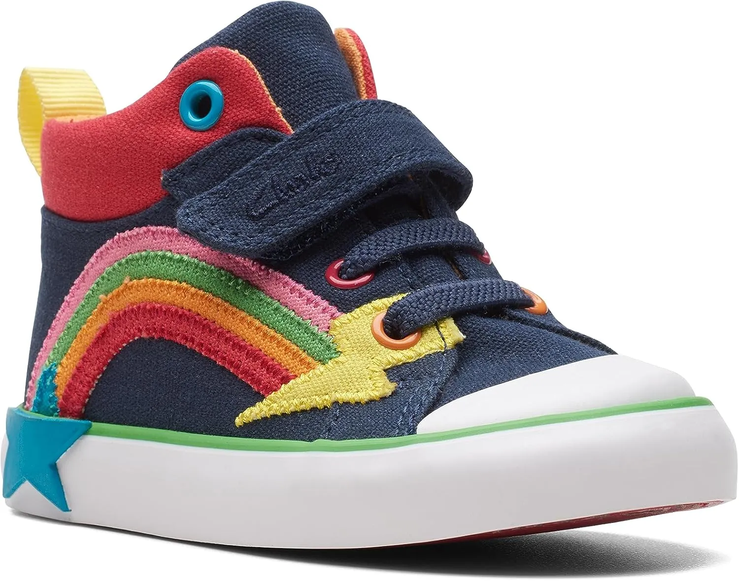Clarks Girls' FoxingTorHi T. Sneaker