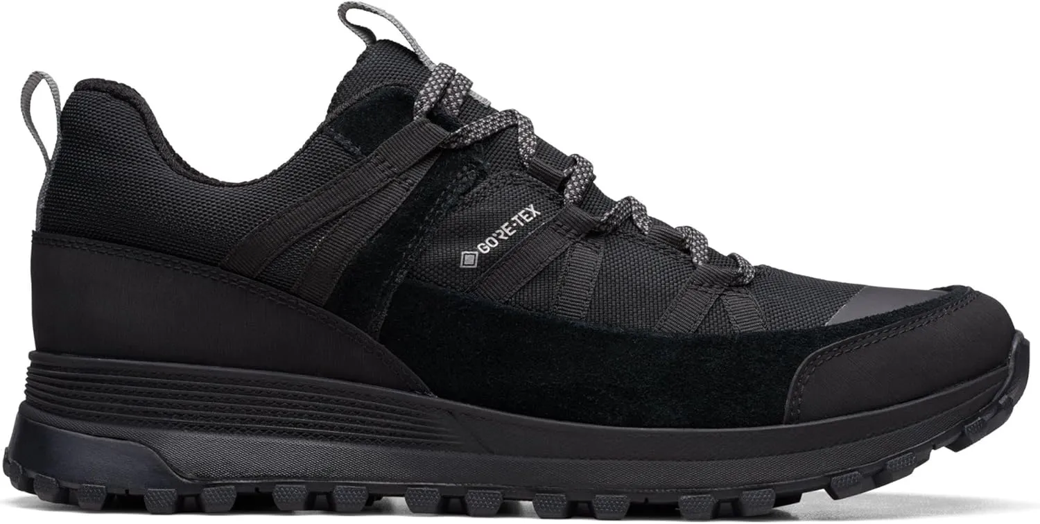 Clarks - Men's Hiking Shoes - Black - Size 42 - Waterproof - Plush - Modern - Outdoor - Hiking Shoes, black, 10 Men