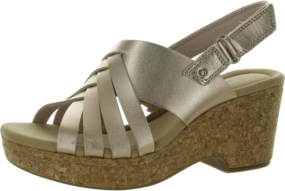 Clarks Women's Giselle Ivy Wedge Sandal