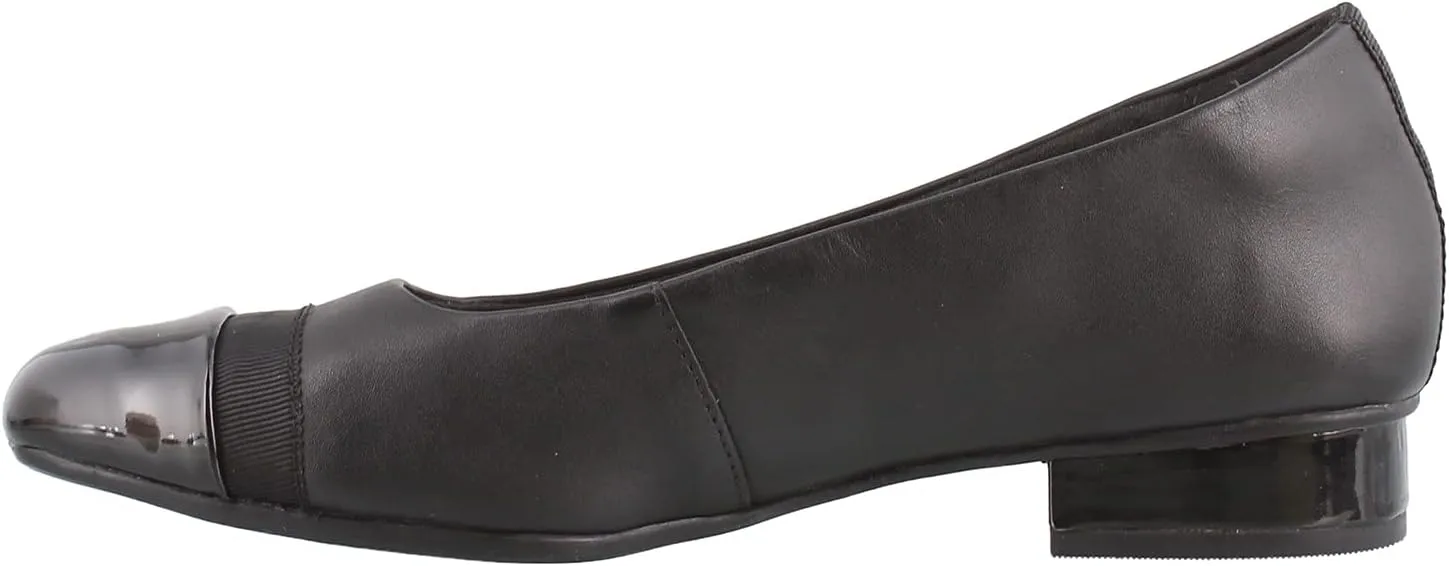 Clarks Womens Juliet Monte Leather Toe Cap Loafers