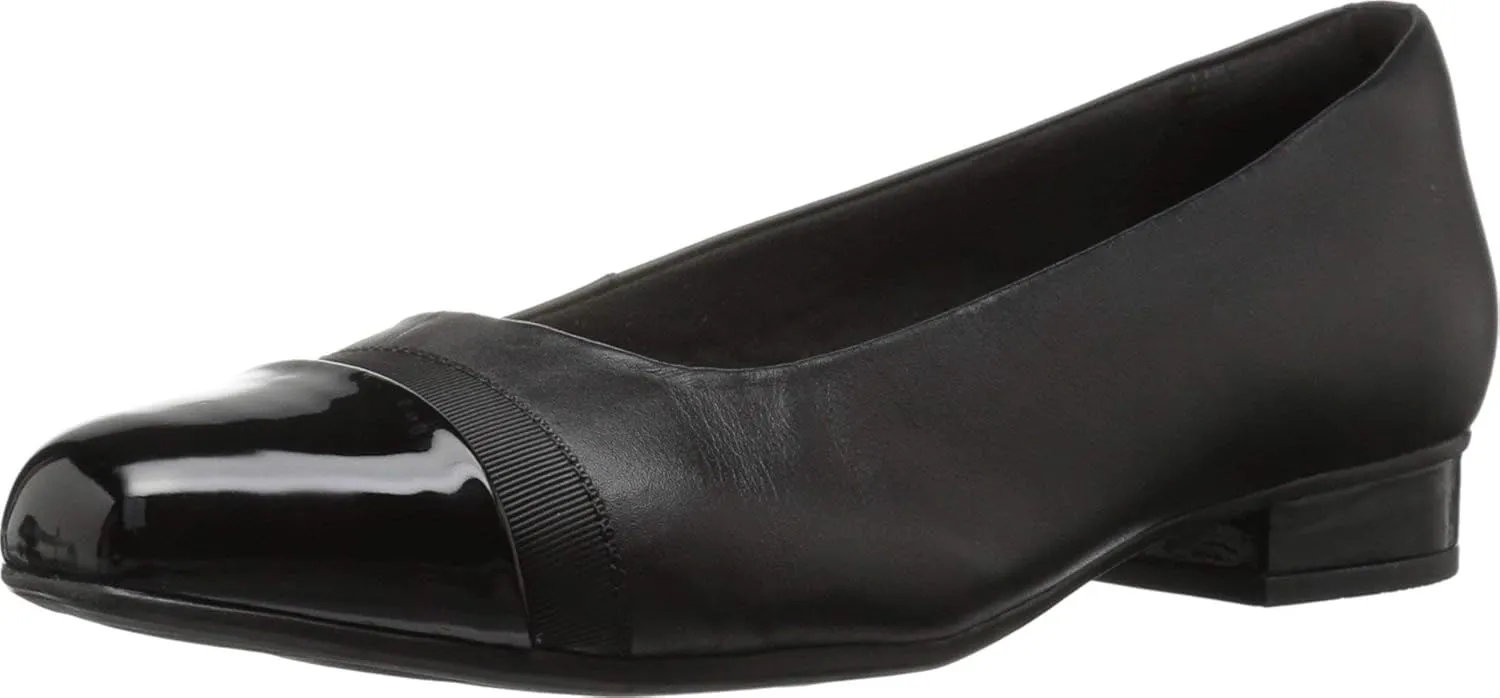 Clarks Womens Juliet Monte Leather Toe Cap Loafers