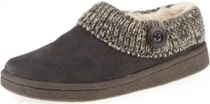 Clarks Women's Knitted Collar Clog (8 M US, Grey/Beige2)