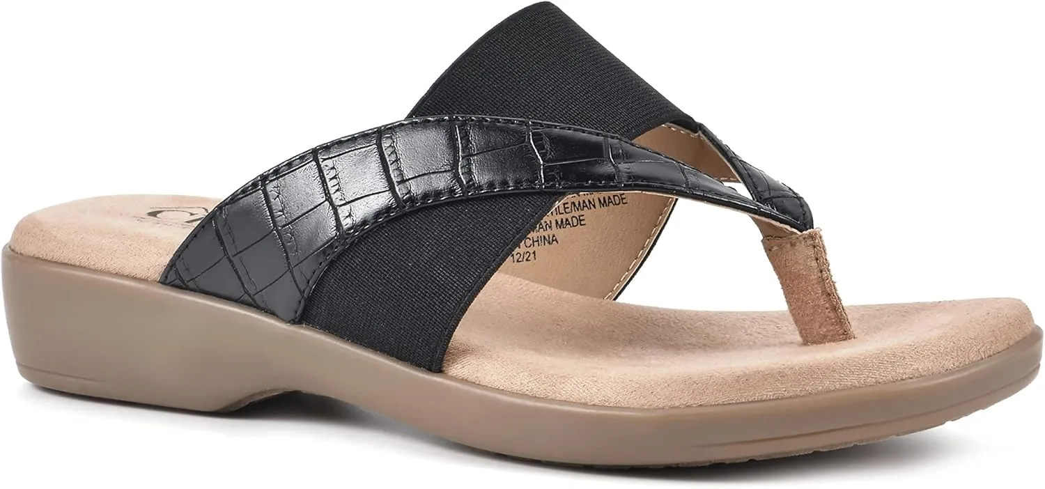 CLIFFS BY WHITE MOUNTAIN Bumble Women's Thong Sandal