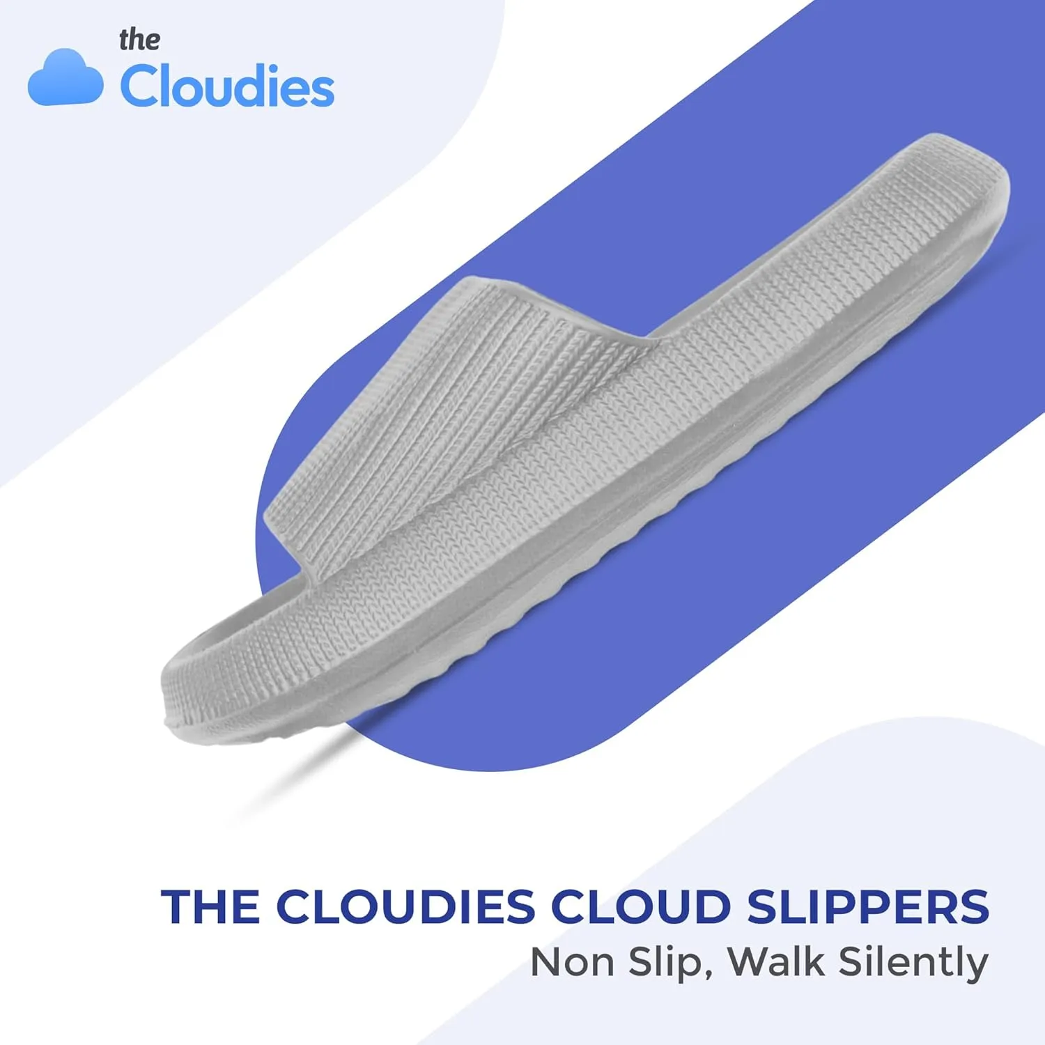 Cloud Slides For Women And Men - Comfy Non Slip Indoors Slippers For Shower Spa Pool College Outdoors Slides - Soft And Cozy Open Toe House Sandals Thick Soles