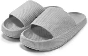 Cloud Slides For Women And Men - Comfy Non Slip Indoors Slippers For Shower Spa Pool College Outdoors Slides - Soft And Cozy Open Toe House Sandals Thick Soles