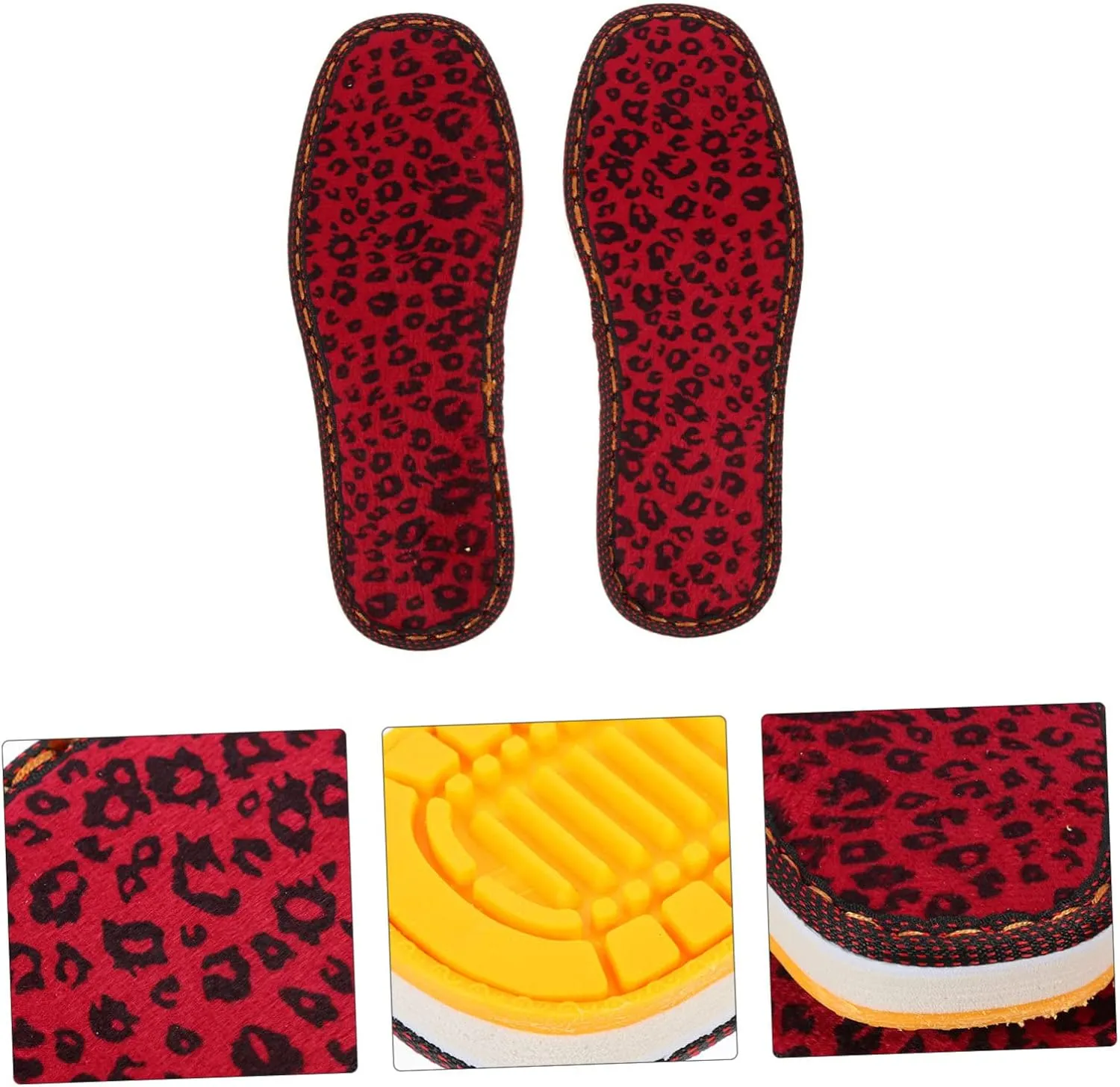 Comfortable Foot Pads Anti-skid Slipper Sole Foot Soles Fleece Warm Slippers for Winter