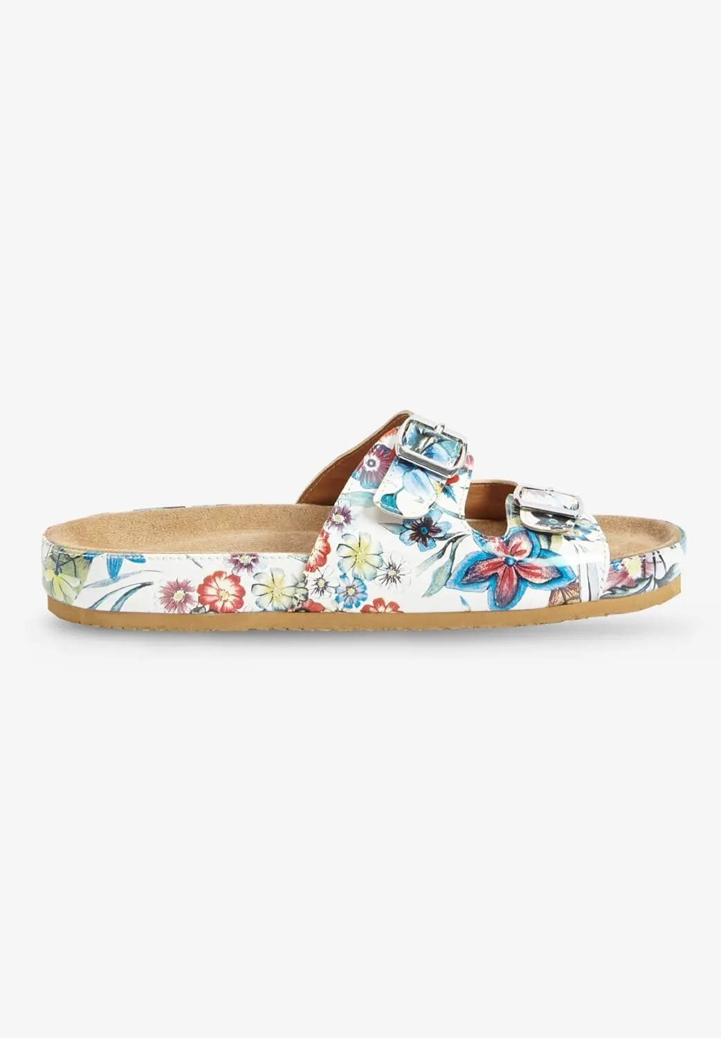 Comfortview Women's Wide Width The Maxi Footbed Sandal