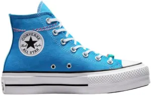 Converse Women's Sneaker, Dial Blue White, 6.5